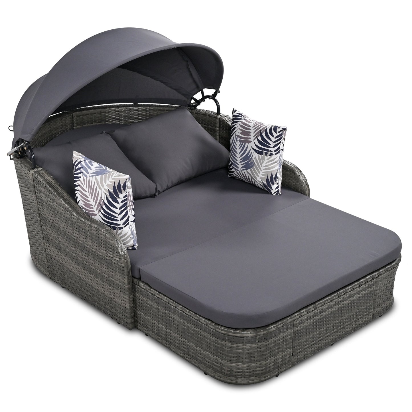 Outdoor Sunbed w/ Canopy