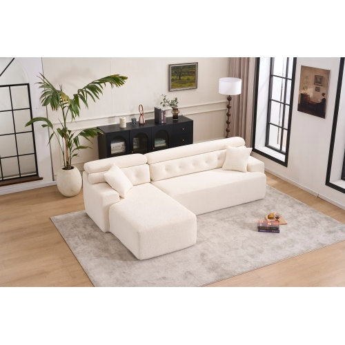 White Sofa Chaise Lounge