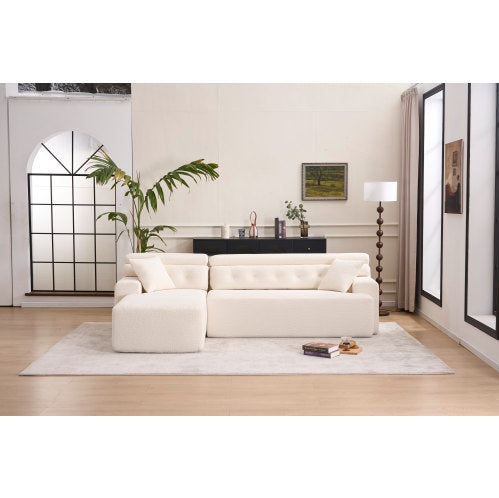 White Sofa Chaise Lounge