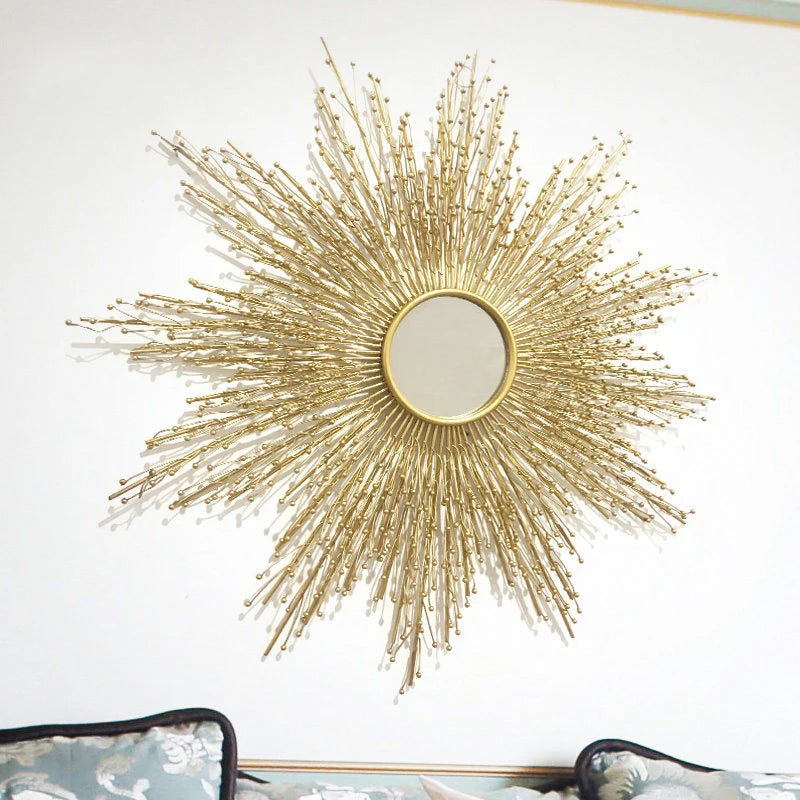 Decorative Wrought Iron Mirror Wall Mirror