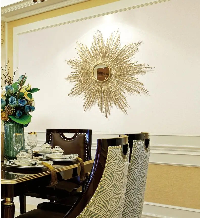 Decorative Wrought Iron Mirror Wall Mirror