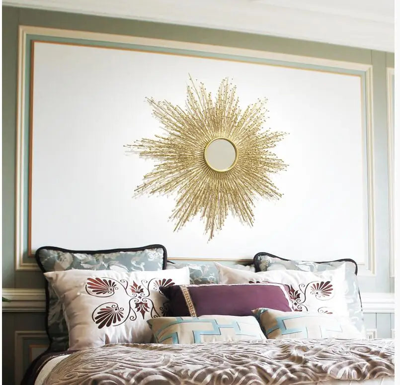 Decorative Wrought Iron Mirror Wall Mirror