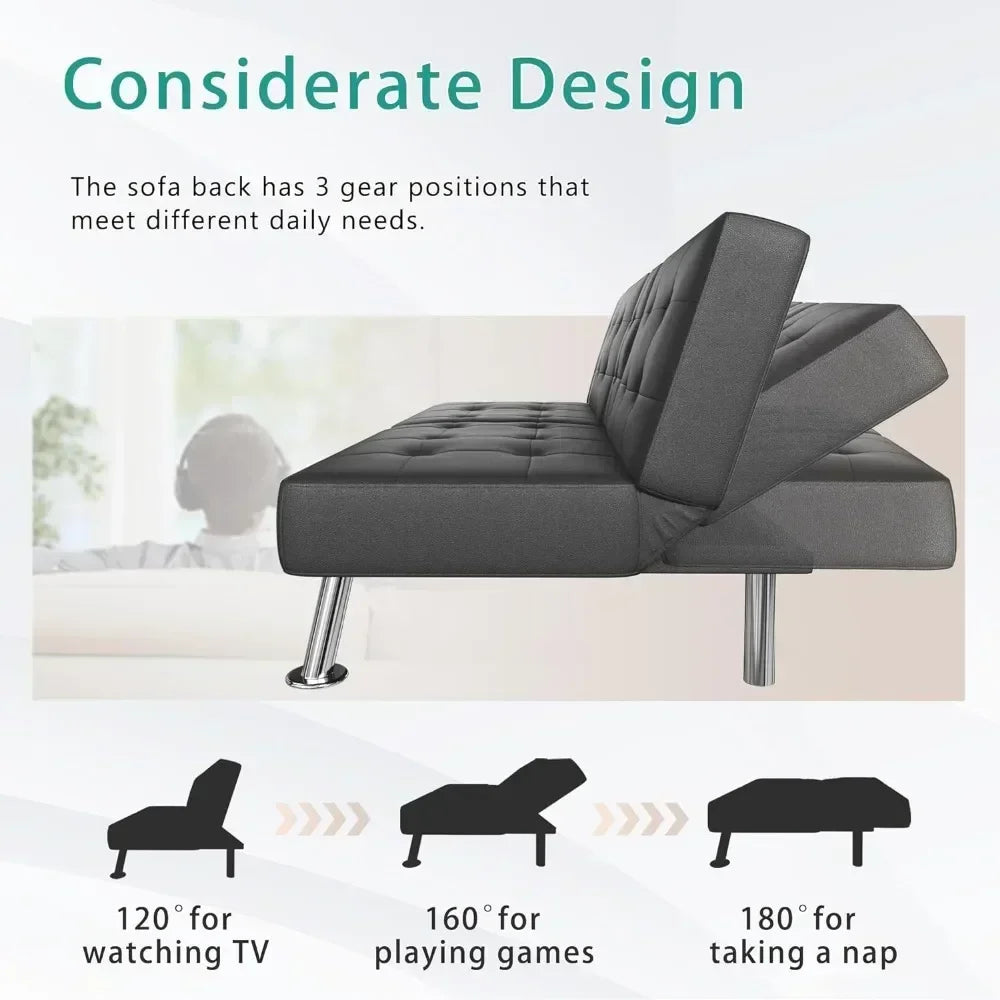 Cozy Faux Leather Recliner Lounger