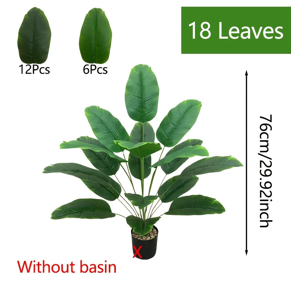 Artificial Banana Leaf Plant