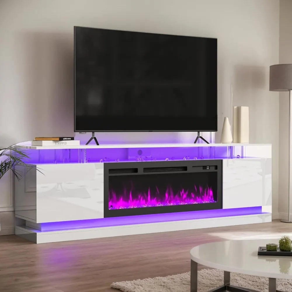 Electric Fireplace TV Console for TVs up to 70"