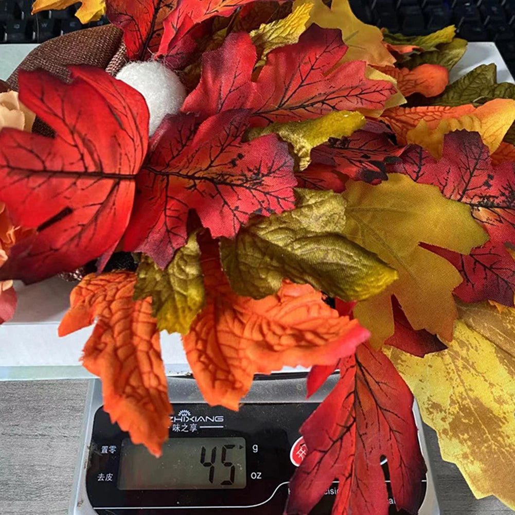 Fall Gnome Harvest Festival Decorative Wreath