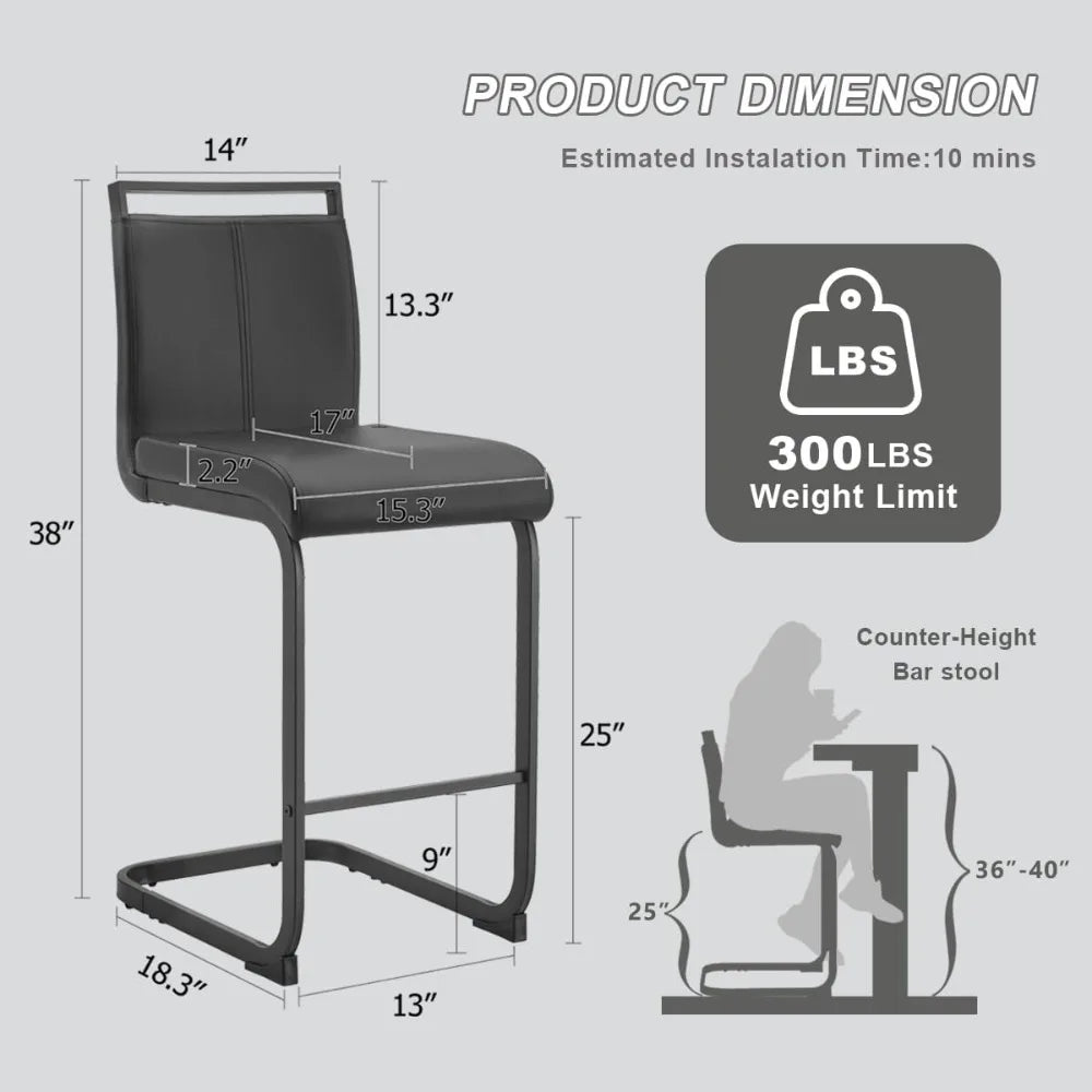 Counter Height Bar Stools (Set of 4)