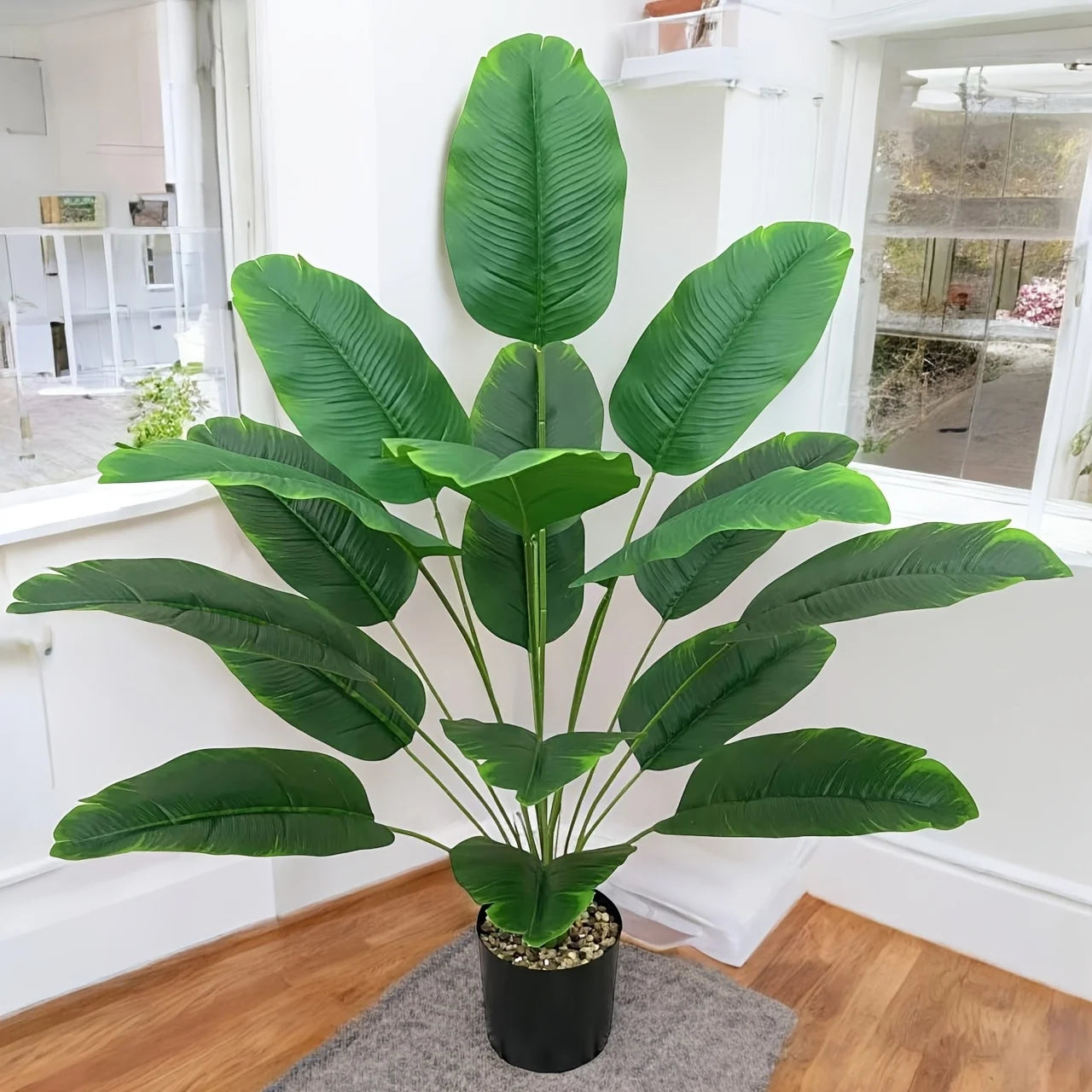 Artificial Banana Leaf Plant