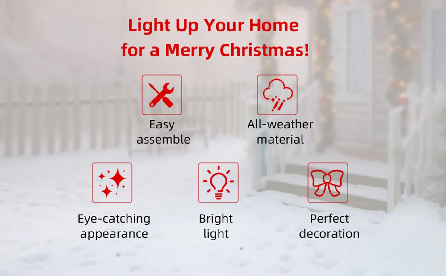 Lighted Christmas Reindeer (Set of 2)