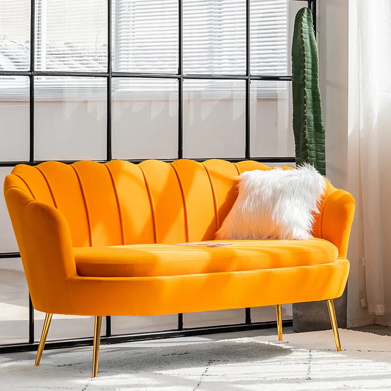 Luxury Velvet Accent Living Room Sofa