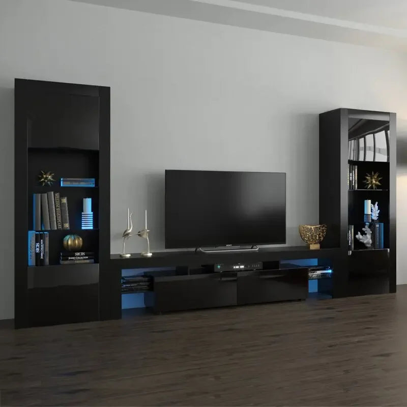 LED Light TV Stand Cabinet for up to 88" TV