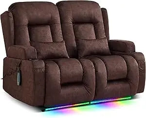 Home Theater Seat w/Massage & Heat