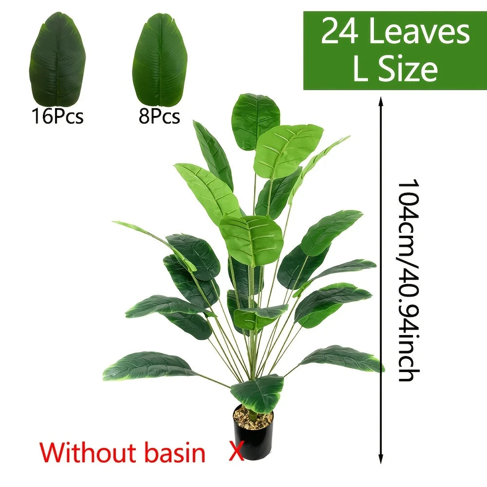 Artificial Banana Leaf Plant