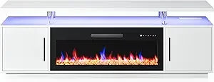79" Entertainment Center with 42" Electric Fireplace