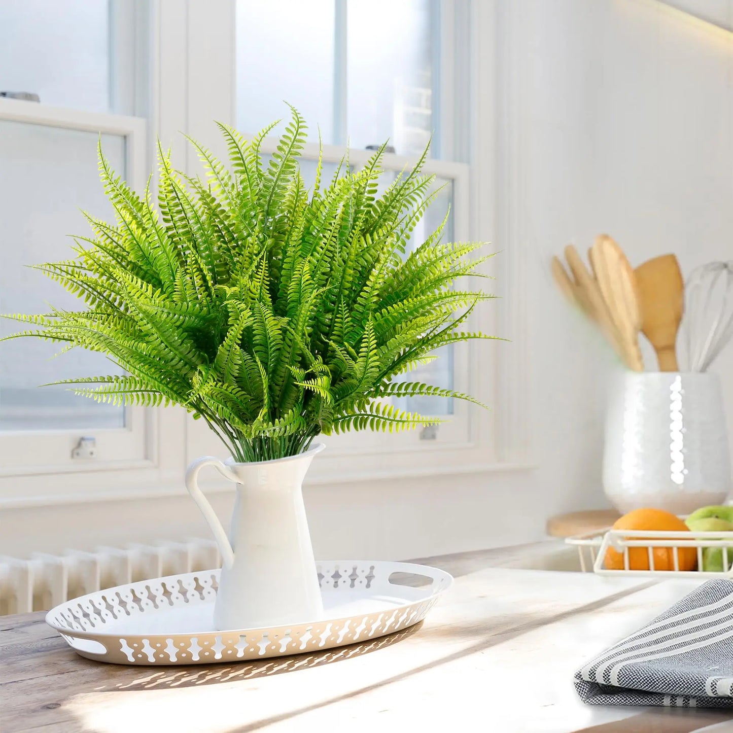 Indoor/Outdoor Boston Ferns Artificial Plants