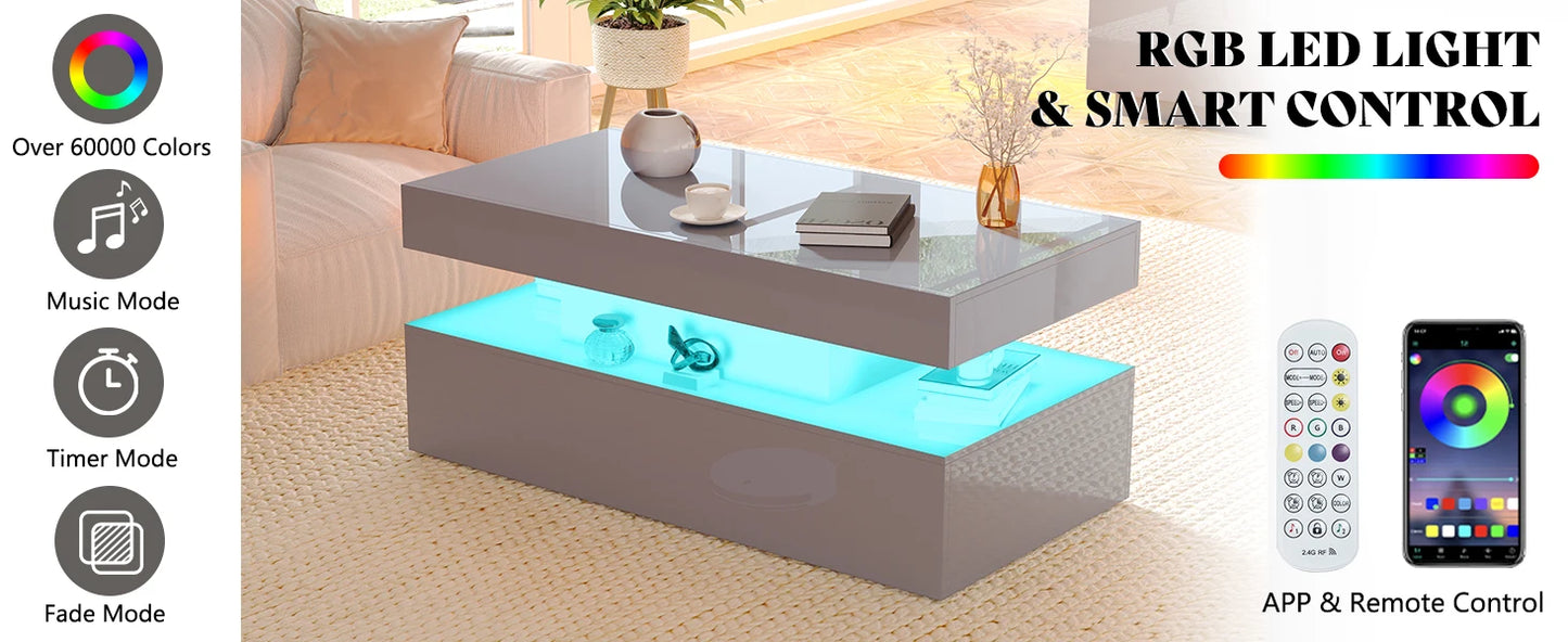3 Piece Living Room Table Entertainment Set