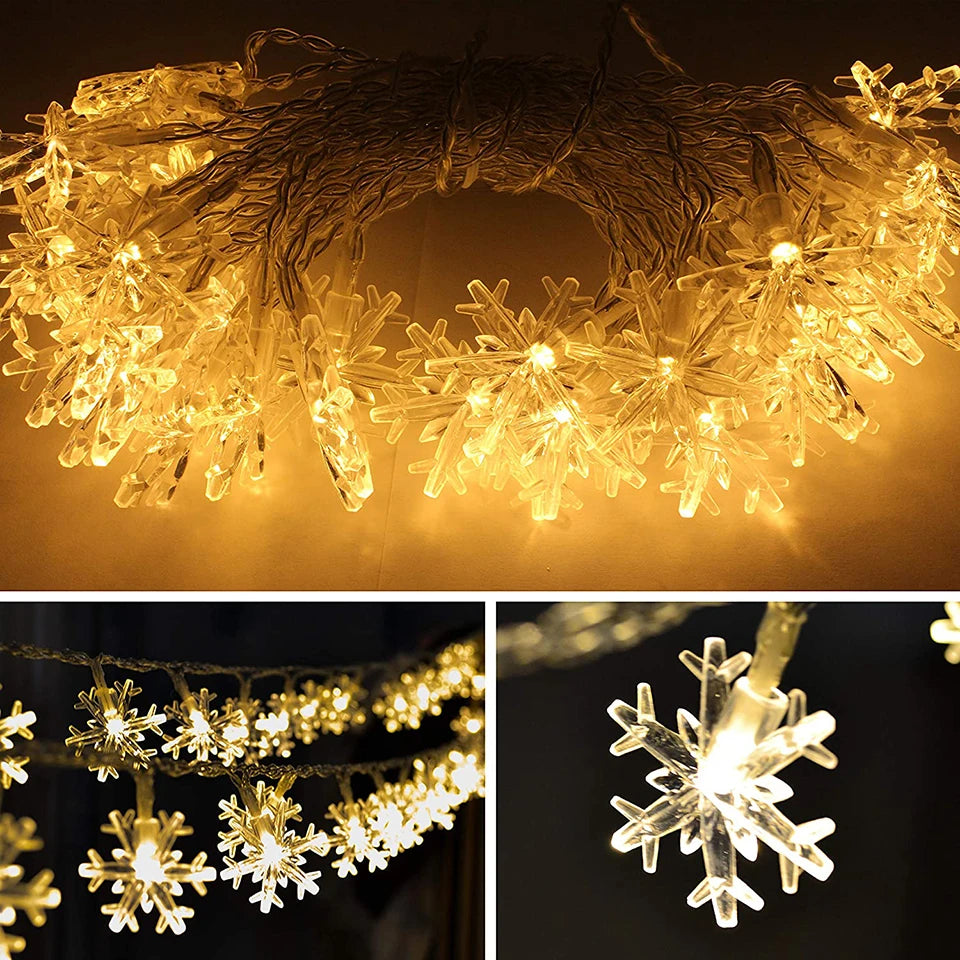 Fall Decor Maple Leaves Garland String Lights