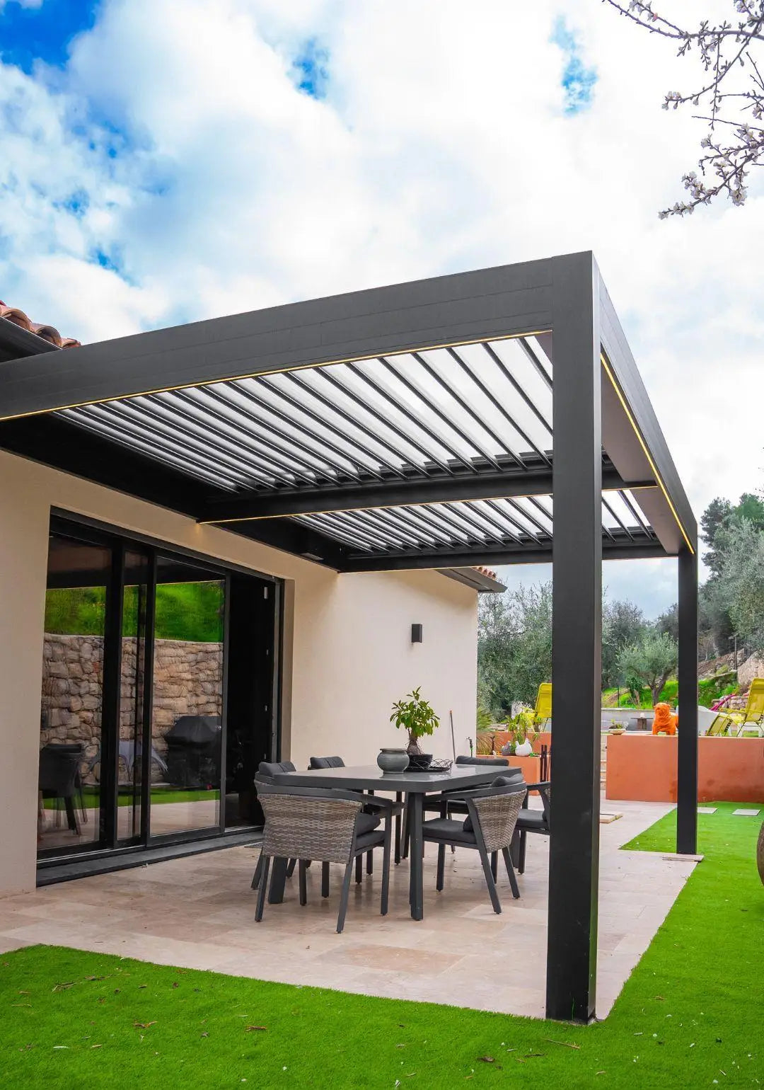 Aluminum Pergola 3x6m Relaxing Gazebo