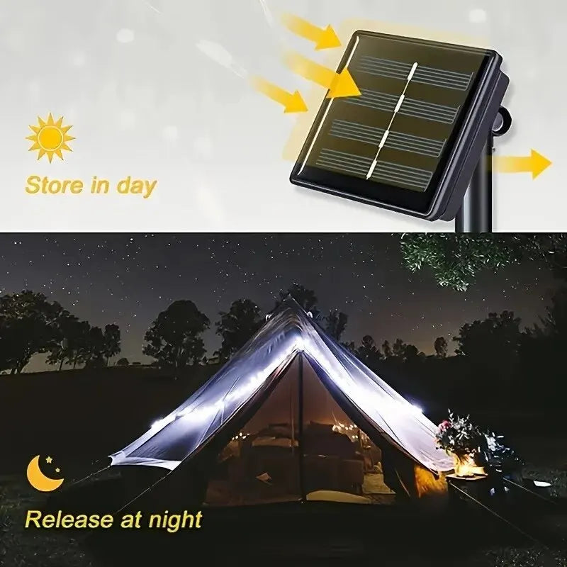 1 Set of Solar Christmas Lights