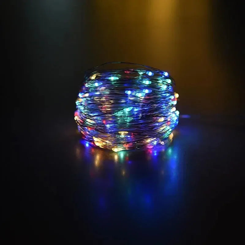 100 LED Christmas Waterproof Copper Wire String Lights