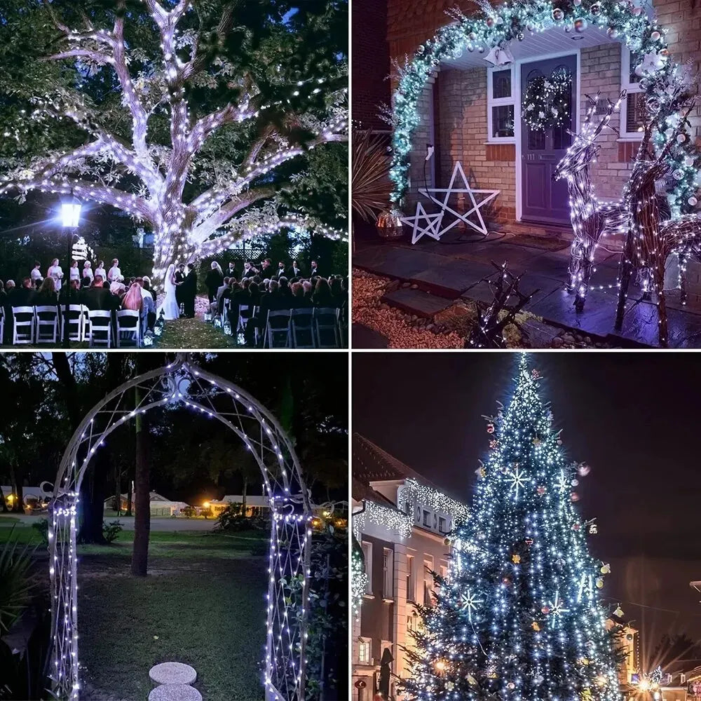 1 Set of Solar Christmas Lights