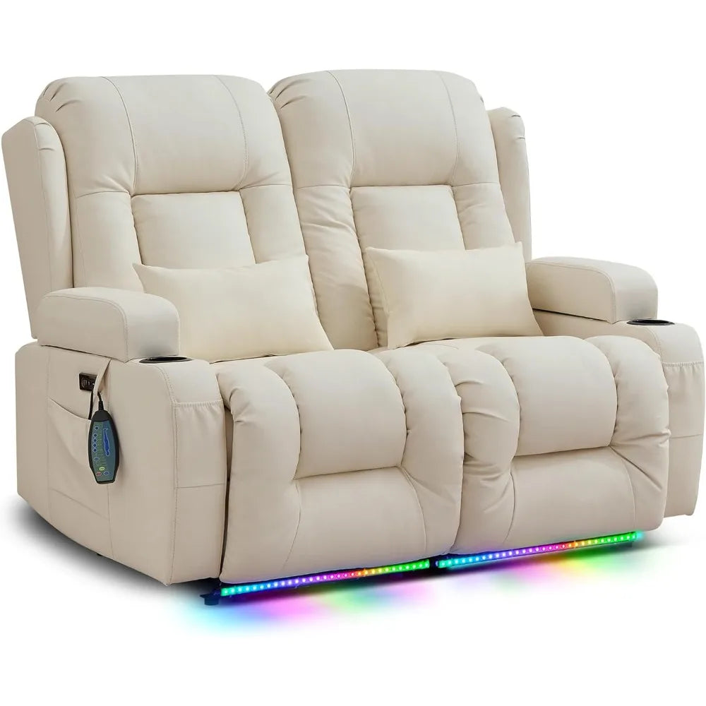 Home Theater Seat w/Massage & Heat