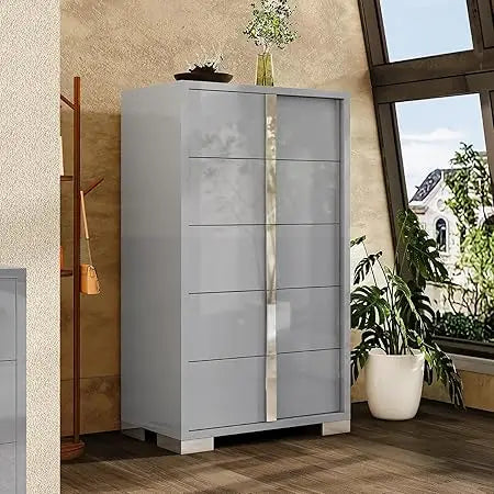 Elegant 5 Drawer Dresser Storage Organizer