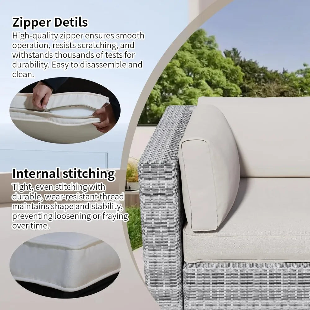 14 Piece Outdoor Cushions for Patio Furniture