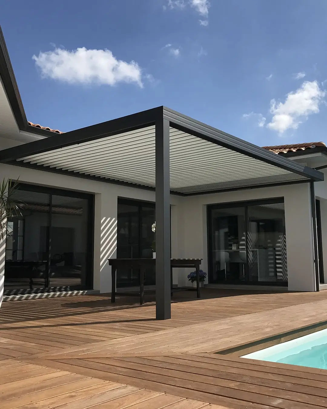 Aluminum Pergola 3x6m Relaxing Gazebo