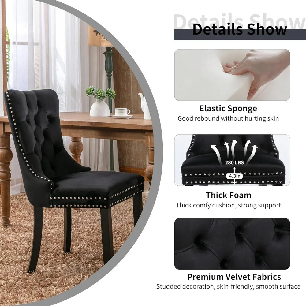 Elegant Circular Glass Top Dining Set for 4