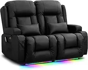 Home Theater Seat w/Massage & Heat