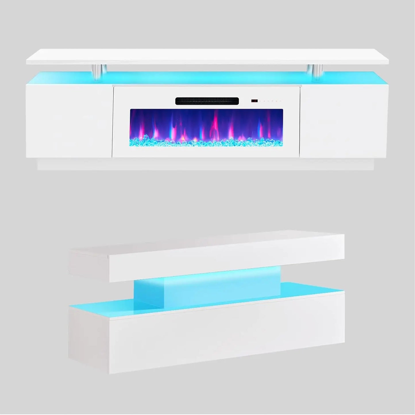 3 Piece Living Room Table Entertainment Set