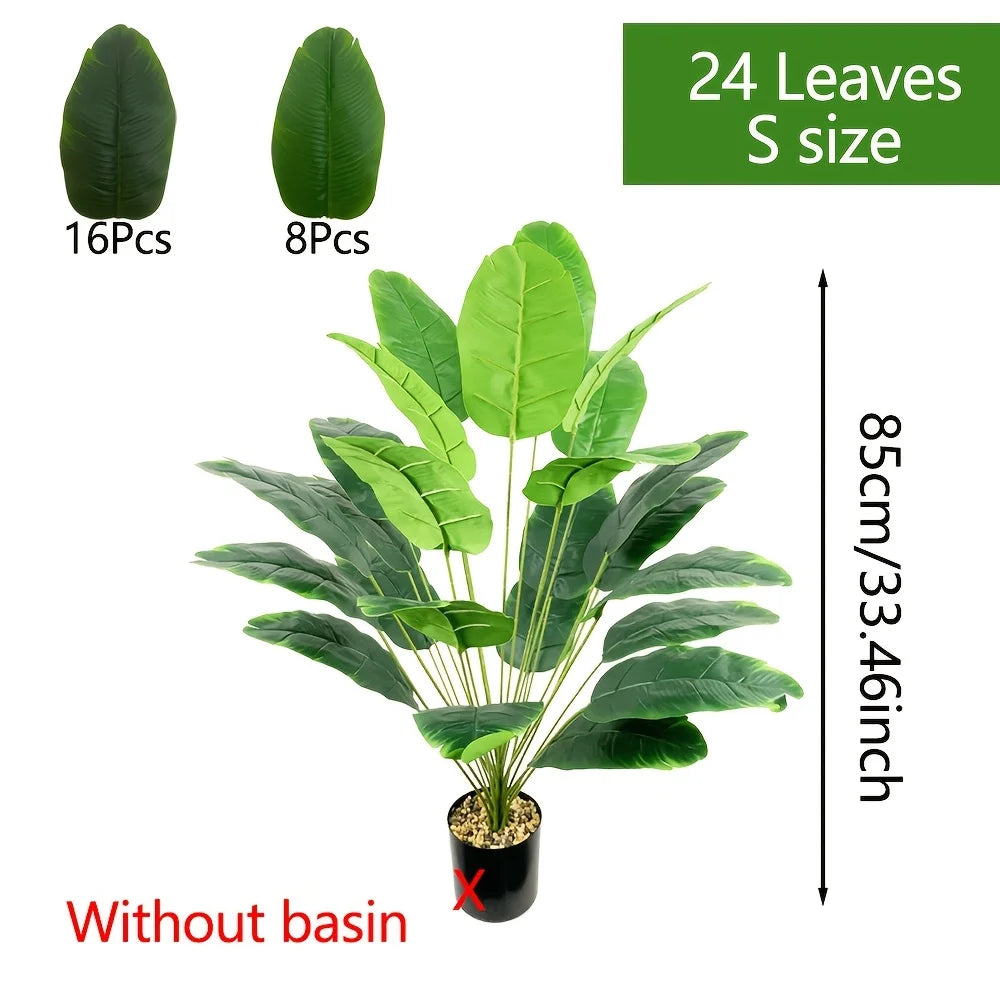 Artificial Banana Leaf Plant