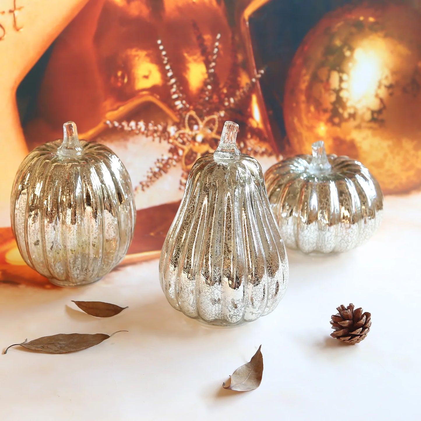 3-Piece Decorative Pumpkin Light Set