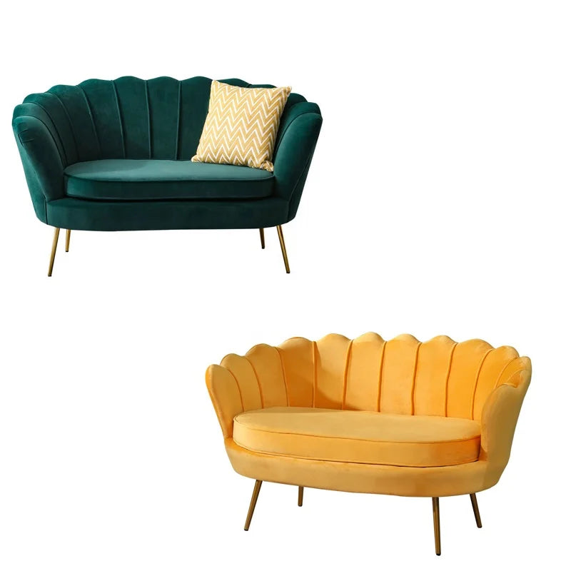 Luxury Velvet Accent Living Room Sofa