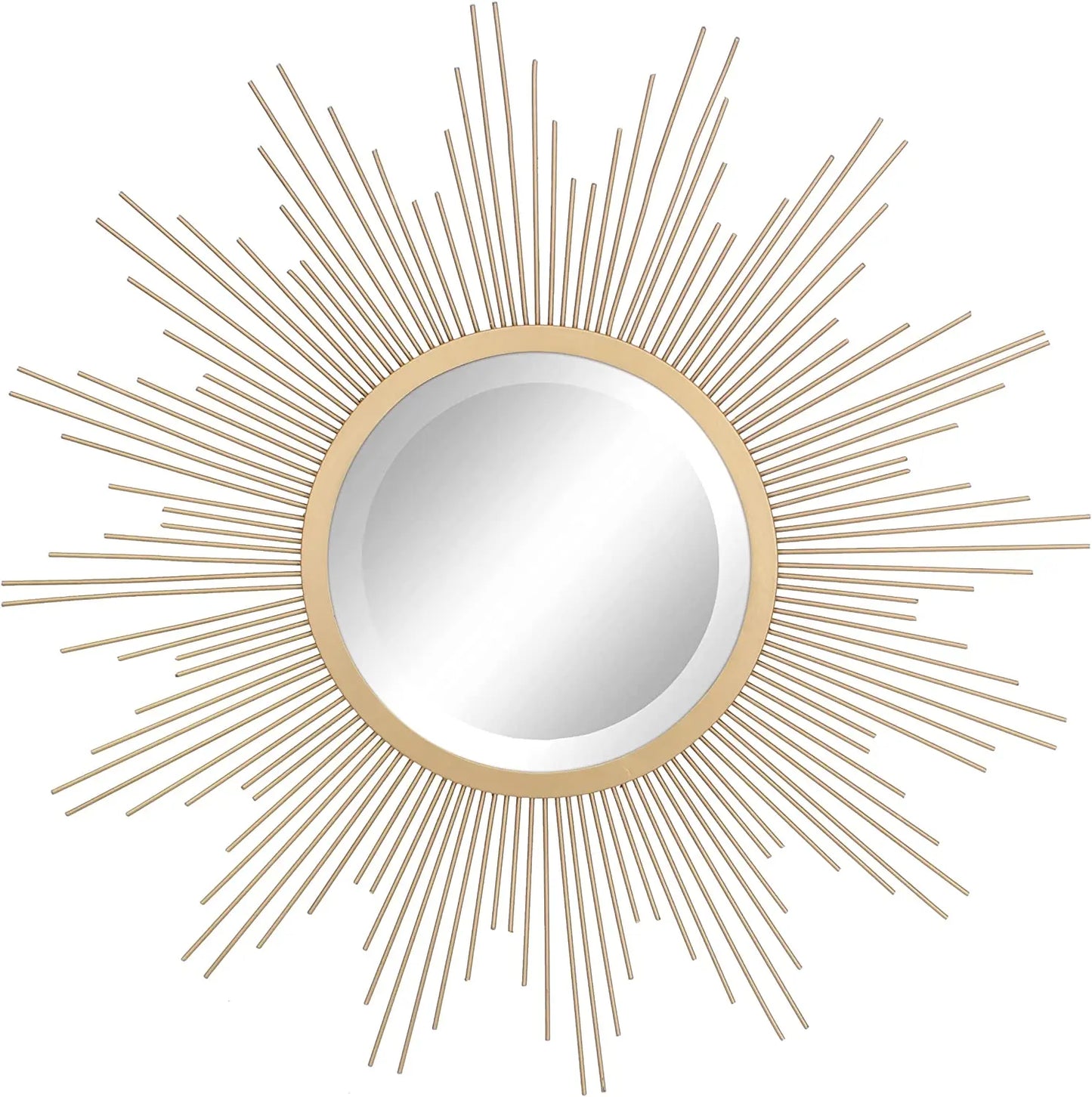 Golden Sunburst Wall Decorative Wall Mirror
