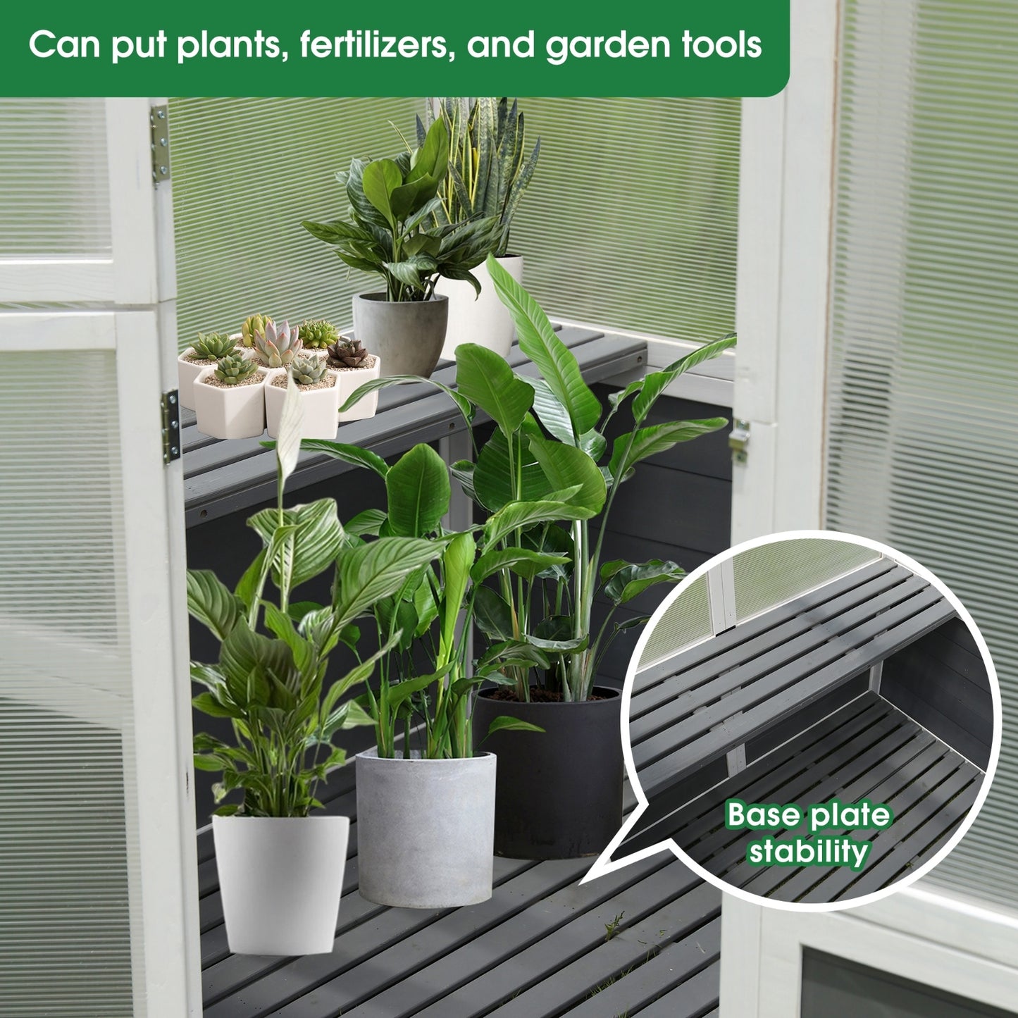 Walk-In Polycarbonate Greenhouse