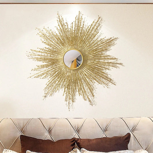 Decorative Wrought Iron Mirror Wall Mirror