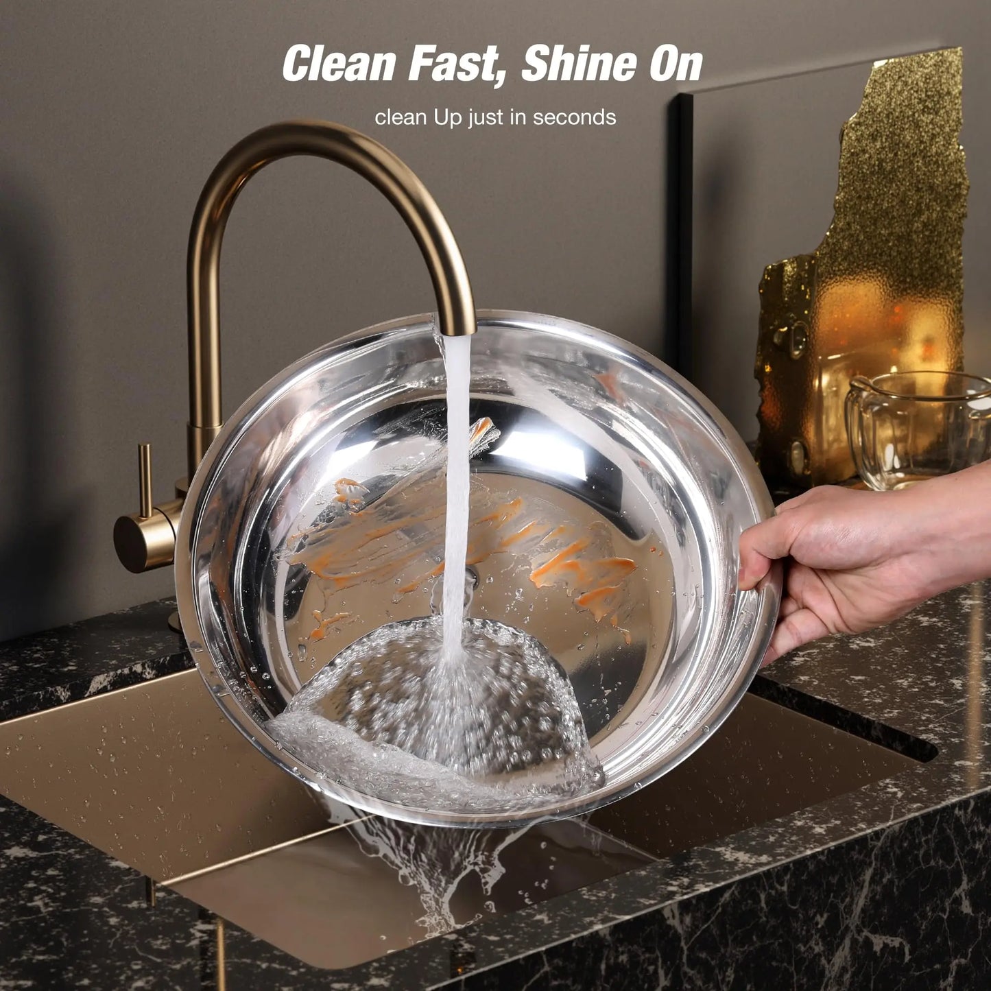 2 or 4 5QT Round Stainless Steel Chafing Warmer Set