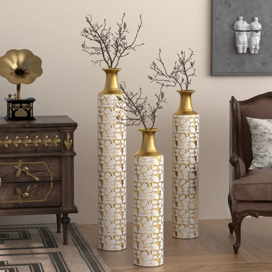 32," 28", 24" Inch Floor Vases - Set of 3