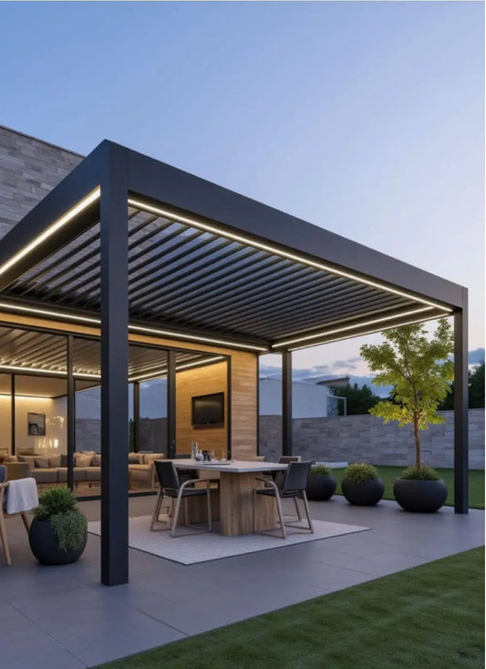 Aluminum Pergola 3x6m Relaxing Gazebo