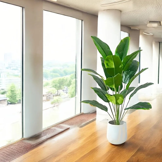 Artificial Banana Leaf Plant