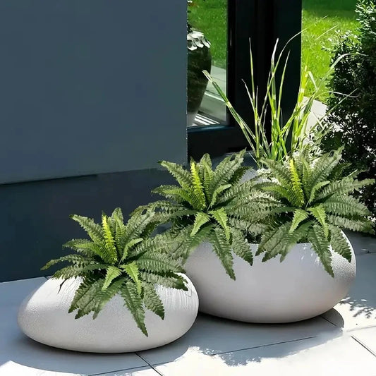 Realistic Boston Fern Porch Flower Decor