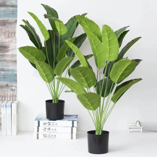18 head Japanese Artificial Banana Leaf Plant