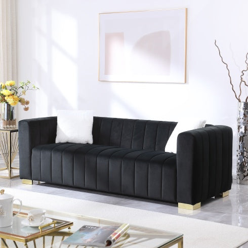 Luxurious Plush Traditional Sofa